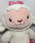 Doc Mcstuffins Plush Lambie 14    Disney Store Authentic Pink Tutu   Bow Stuffed