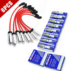 8pcs 9748hh Wires   41-962 19299585 Spark Plugs For Chevrolet Gmc 4 8l 5 3l 6 0l