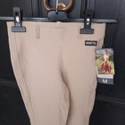 Nwt Kerrits Kids M 8   10 Microcord Ribbed Knee Patch Tights Riding Pants Tan