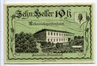 1920 Austria Bodendoerf Notgeld 10 Heller Note  ng141 