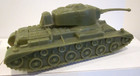 Vtg Marx Us Army 5  Tank  1970 s Battleground Playset Translucent Waxy Green