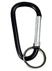 12 Pcs 3  Aluminum Carabiner Keychain Holder Spring Snap Clip Hook Assorted