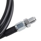Black Stainless Clutch Cable Line For Honda Civic 92-00 For Acura Integra 94-01