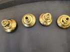 Old Man Winter Face Brass Door Knobs Pair Vtg Lot Of 4