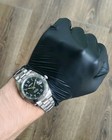 Seikmod Arabic Black Dial   Nh35 Automatic   Cyclops   Oyster Case   Sapphire