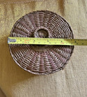 Nice Vintage Wabanaki Sweetgrass Ash Button Basket Native American Basketry