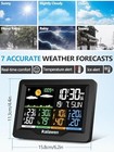 Weather Station Wireless Indoor Outdoor Thermometer Digital With Atomic Clock   