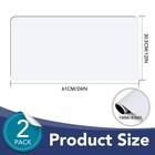 2pcs Blank Car Magnets  24x12 Inch Cars Door Magnet Signs Rounded Corners Fle   