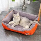 Washable Pet Dog Cat Bed Puppy Cushion House Pet Soft Warm Kennel Dog Mat Blanke