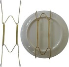 Lot5 8-inch Medium Invisible Plate Wire Hanger Wall Holders With Protective R   
