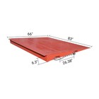 Greatbear Container Dock Ramp 66 X 83 In 16000 Lb Cap  Heavy-duty Forklift Use