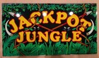 Jackpot Jungle Glass For Slot Machine Great Condition Igt 1994