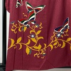 Furisode  Length 160cm  Sleeve 66 5cm M  Butterfly  Flower Arabesque  Dark Pink 