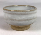 Shinoyaki Sake Cup Pinched Rim Artist Signed Sakazuki Guinomi Vintage Japanese