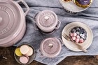 Staub Mini Cocotte Ronde 4  10cm 0 25l Round Pot Chiffon Rose Cherry Blossom Nib