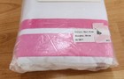 Pottery Barn Kids Organic Harper Crib Skirt New Sealed 16  Drop Pink Ribbon Trim