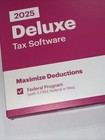 H r Block Tax Software Deluxe 2025 Windows 10 11   Mac Osx 12 Or Later  Key Card