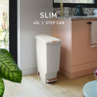 Simplehuman Slim Step Can  40l   10 6 Gallon Space-efficient Kitchen Trash