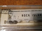 Atlas N Scale  2  4 Bay Center Flow Hoppers  Rock Island  Southern Pacific