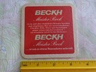 Beer Coaster   Beckh Traditions Gebraut Beck H   Cb 1855 Meister Bock   German