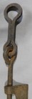 Antique Wrought Iron Fireplace Crane Trammel 18th 19th C Ratchet Blacksmith Made