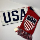 Official Team Usa Apparel Olympic Team Winter Knit Scarf New In Packaging
