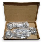 Silver Cupcake Stand Hardware 3 Tier Metal Cake Plate Handle Fittings 3 Sets