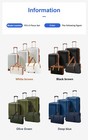5 Pieces Luggage Sets Travel Luggages Tsa Lock Suitcase W  Travel Toiletry Bag 