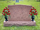 2 Sets Of Artificial Cemetery Flowers    Outdoor Grave Decorations Roses   accompani