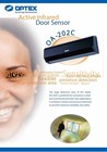 Optex Oa-202cbl Active Infrared Presence Sensor For Swing  Sliding Doors  Black