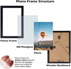 9x12 Picture Frame Black For Wall Hanging  Wall Mounting Horizontally Or Vertica