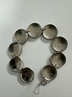 Vintage 1970s Peru 1 2 Oro Coins Charm Bracelet