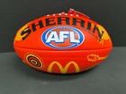 Afl Sherrin Indigenous Round Pvc Red Football Sir Doug Nicholls Dreamtime Sdnr
