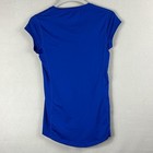 Adidas Climalite Capped Sleeve Performance Shirt Wormens Size Xs Blue Volleyball