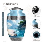 Beach Calm Memorial Urns For Human Ashes Adult Female  10 Inch 