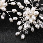  Pearl Rhinestone Shoe Buckle Bow Shaped Accessories Bridal Clips