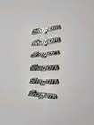 6pk Snap On Tool Box Logo Emblem Silver Chrome Plastic Badge Decal 2  New Micro 