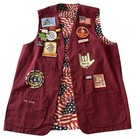 Good Sam Club Red Rv Rally Vest Southern Oklahoma Sos Wagonmaster Patches 2000s