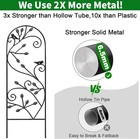 Amagabeli 4-pack 47 x16  Black Metal Garden Trellis For Climbing Plants