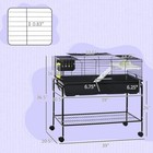 Pawhut Small Animal Cage Guinea Pig  Hedgehog  Ferret Pet Habitat