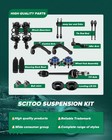 4-pc Set Suspension Kit For Nissan Altima Maxima Inner Tie Rod End Outer Tie Rod