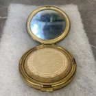 Richard Hudnut Vintage Gold Metal Powder Compact Birds Grapes Flowers Made Usa