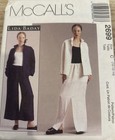 Vintage Mccall   s Lida Baday Skirt Pants Cardigan Top Uncut Sewing Pattern 2699
