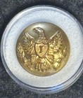 Civil War D  Evans   Co  Infantry Officer    i    Coat Button 
