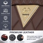 Waterproof Nappa Leather Car Seat Covers Full Set For F-250 2011-2026