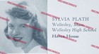 Sylvia Plath  american Poet   Author The Bell Jar  1954 Smith College Who   s Who