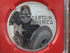 2019 Tuvalu Marvel Captain America Silver Dollar Ngc Ms70   First Releases