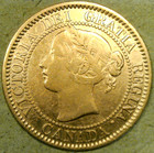 1859 Canada Large Cent Lovely Narrow 9 Circulated Brown Queen Victoria Penny
