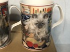 Set Lot Of 6 Vintage Royal Doulton Kittens Mug Cup Expressions Ruth Parry