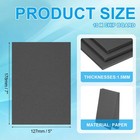7x5x0 06  Chipboard Sheets 10pcs 60pt Thick Book Board Binders Board  Black